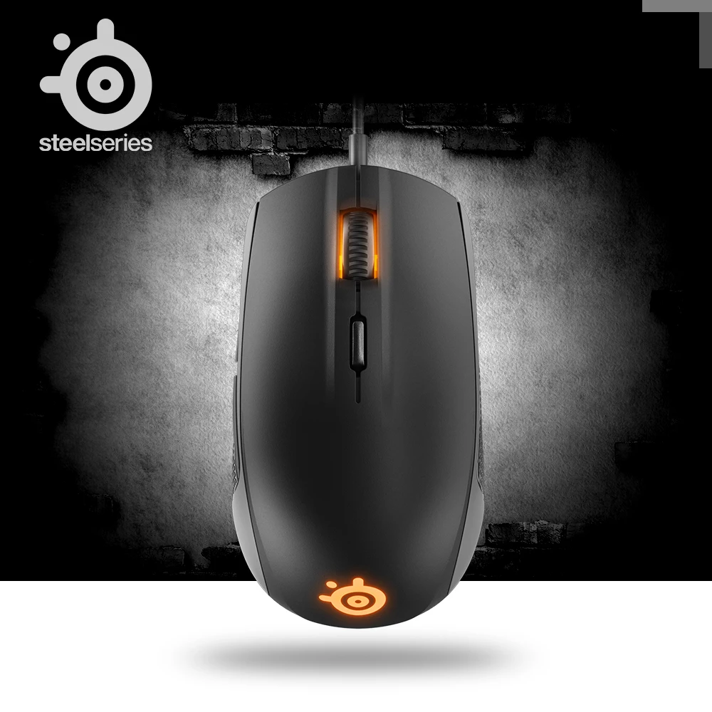 Оригинальная игровая мышь SteelSeries Rival 100 Оптическая Проводная USB с призменной RGB