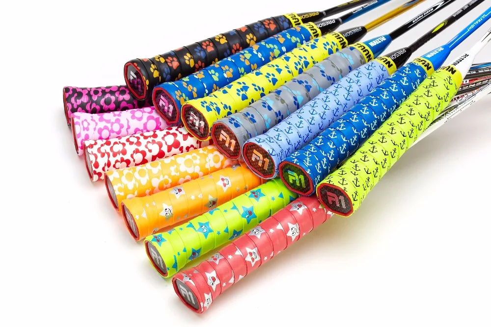 

90 pcs TAAN TW980S badminton Overgrip Fragrance tennis rackets grip thin 0.6mm sticky printing tennis overgrips