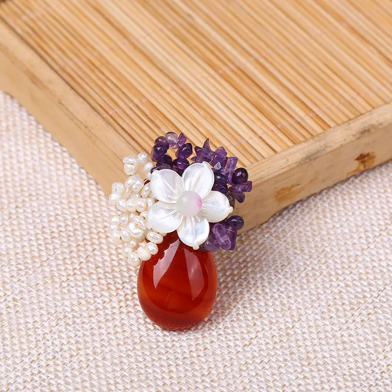 100% ручная работа женская одежда аксессуары кулон Дырокол элегантность брошь