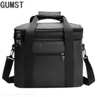 Термосумка, водонепроницаемая тканевая сумка-холодильник на плечо для еды, напитков, стейка, изоляция, охлаждающий мешок для холодильника