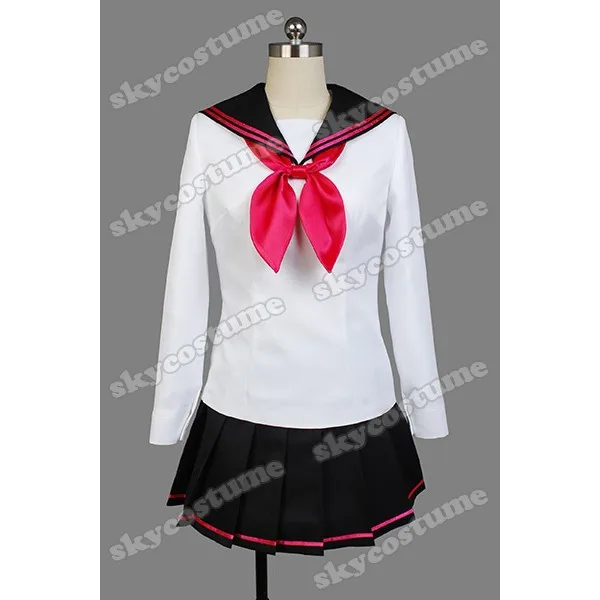Школьная форма для девочек платье косплея на Хеллоуин женский полный комплект