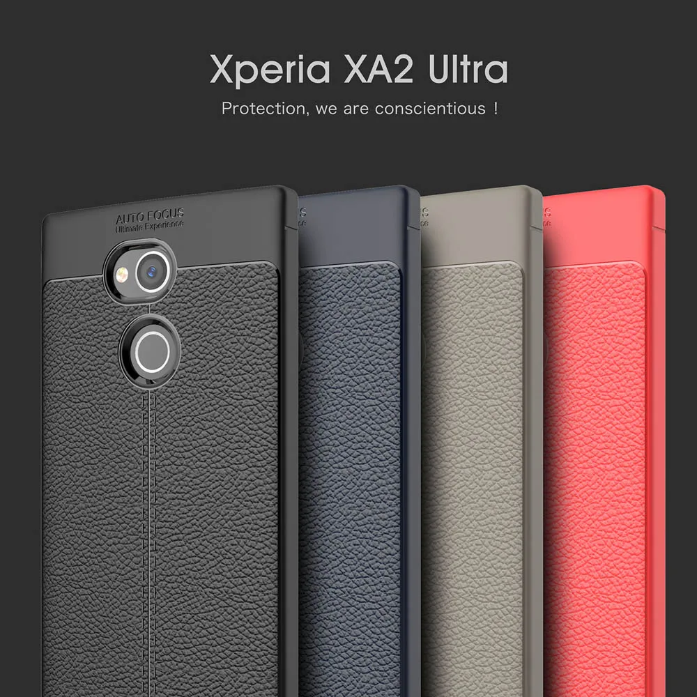 Силиконовый чехол для Sony Xperia XA2 Ultra Dual H4213 H3213 встроенный ТПУ телефон XA 2 H 3213 4213