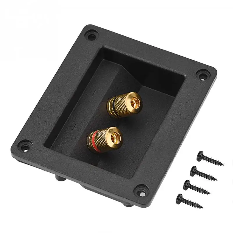 Acoustic Components for HiFi Speaker 2 Copper Binding Post Terminal Cable Connector Box Shell | Электроника