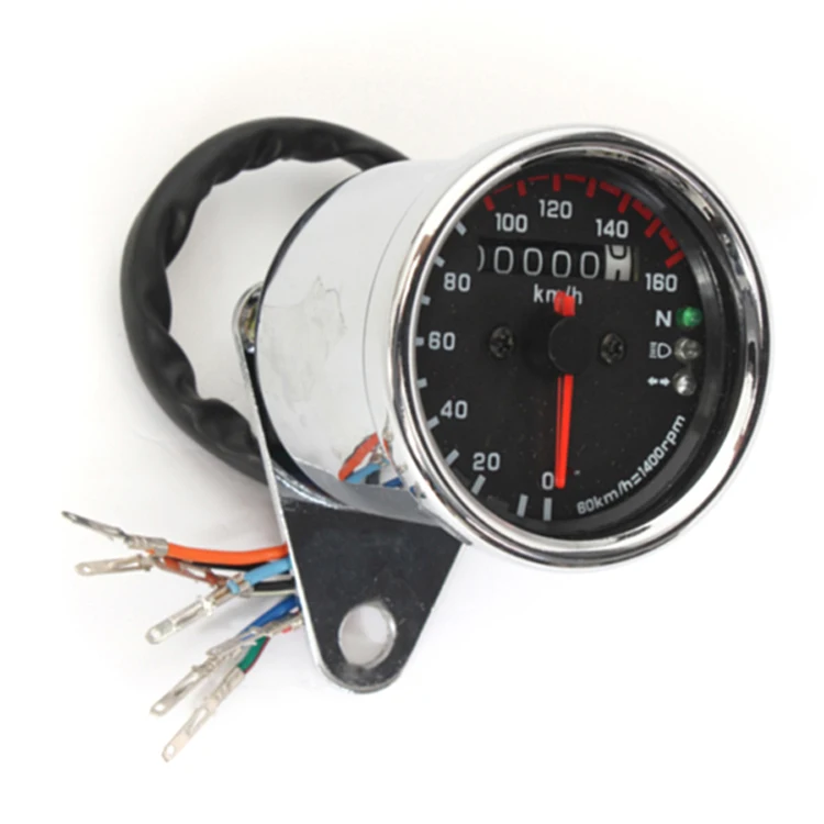 Универсальный одометр для мотоцикла скоростной с подсветкой 12 В постоянного