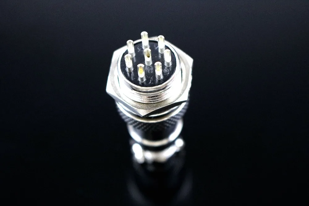 2 комплекта GX16 8 8P 8Pin 16 мм штекер и гнездо для подключения к панели провода Круглый