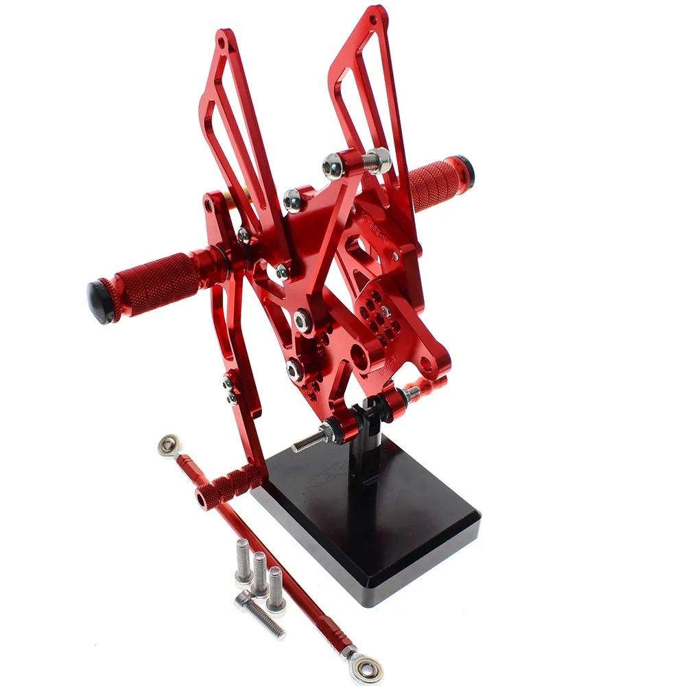 CNC регулируемые мотоциклетные подножки для ног, подножки для ног, педали Rearset, подножки для ног, задний Набор для TRIUMPH speed, тройной 509, 595, 955, 1050