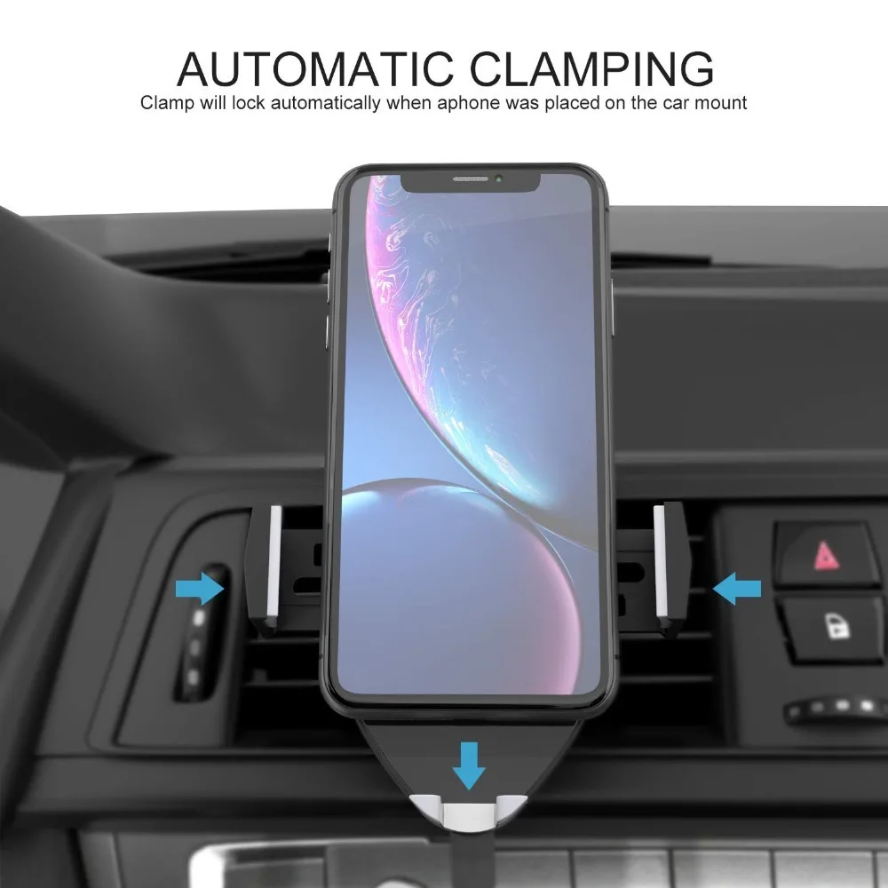 Беспроводное зарядное устройство Vogek Qi для iPhone XR XS Huawei Mate 20 Pro интеллектуальное
