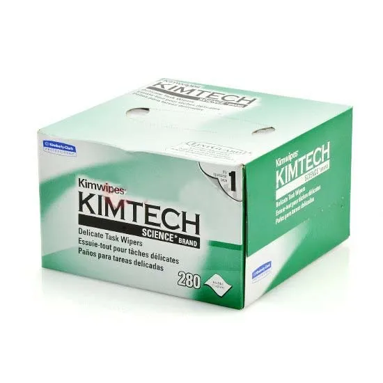 Чистящая бумага Kimwipes 280 салфетки в коробке мягкие и неабразивные волокна для