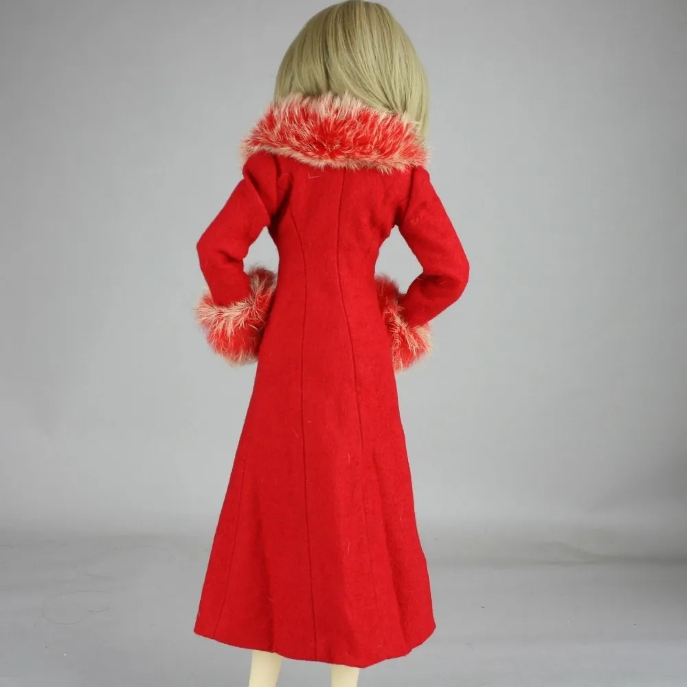 [Wamami] 600# красное пальто с меховым воротником 1/3 SD DZ BJD Dollfie