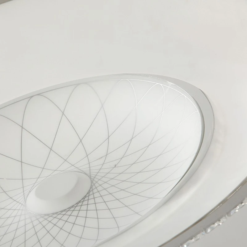 Современная светодиодная потолочная люстра ZYY для спальни круглая хрустальная