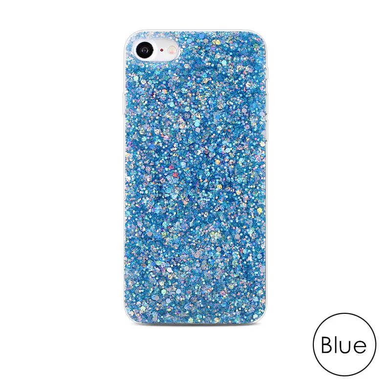 Blue Чехол Celular Estojo для huawei P30 Nova 4 Honor 10 mate 20X P Smart, блестящий чехол для SamSung Galaxy S10 Lite Plus A7 - Цвет: Blue