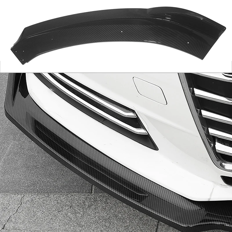 Лояльность для Audi A3 базовая модель переднего бампера подбородок губ Диффузор декоративная отделка PP углеродное волокно аксессуары для стайлинга автомобилей