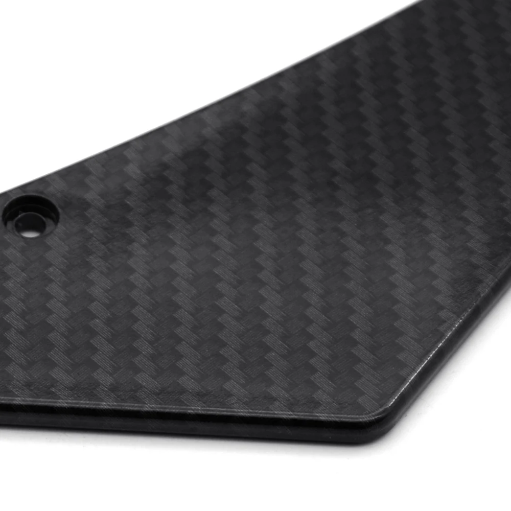 Передний бампер диффузор для губ разветвитель ребра спойлер тела Canards валентный