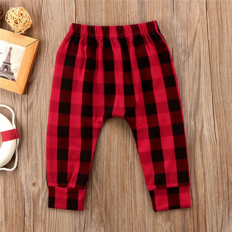 Новинка клетчатые штаны на молнии для маленьких мальчиков шаровары модные