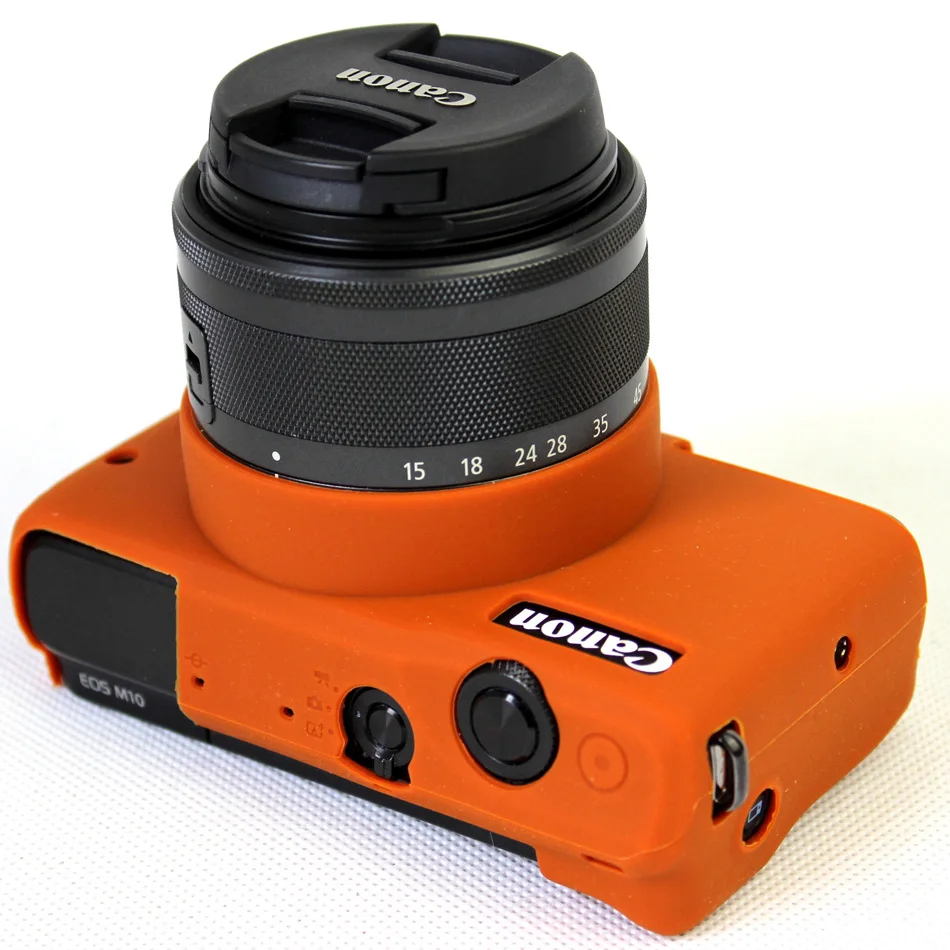 Мягкий силиконовый резиновый защитный корпус для камеры чехол Canon EOS M10 Сумка