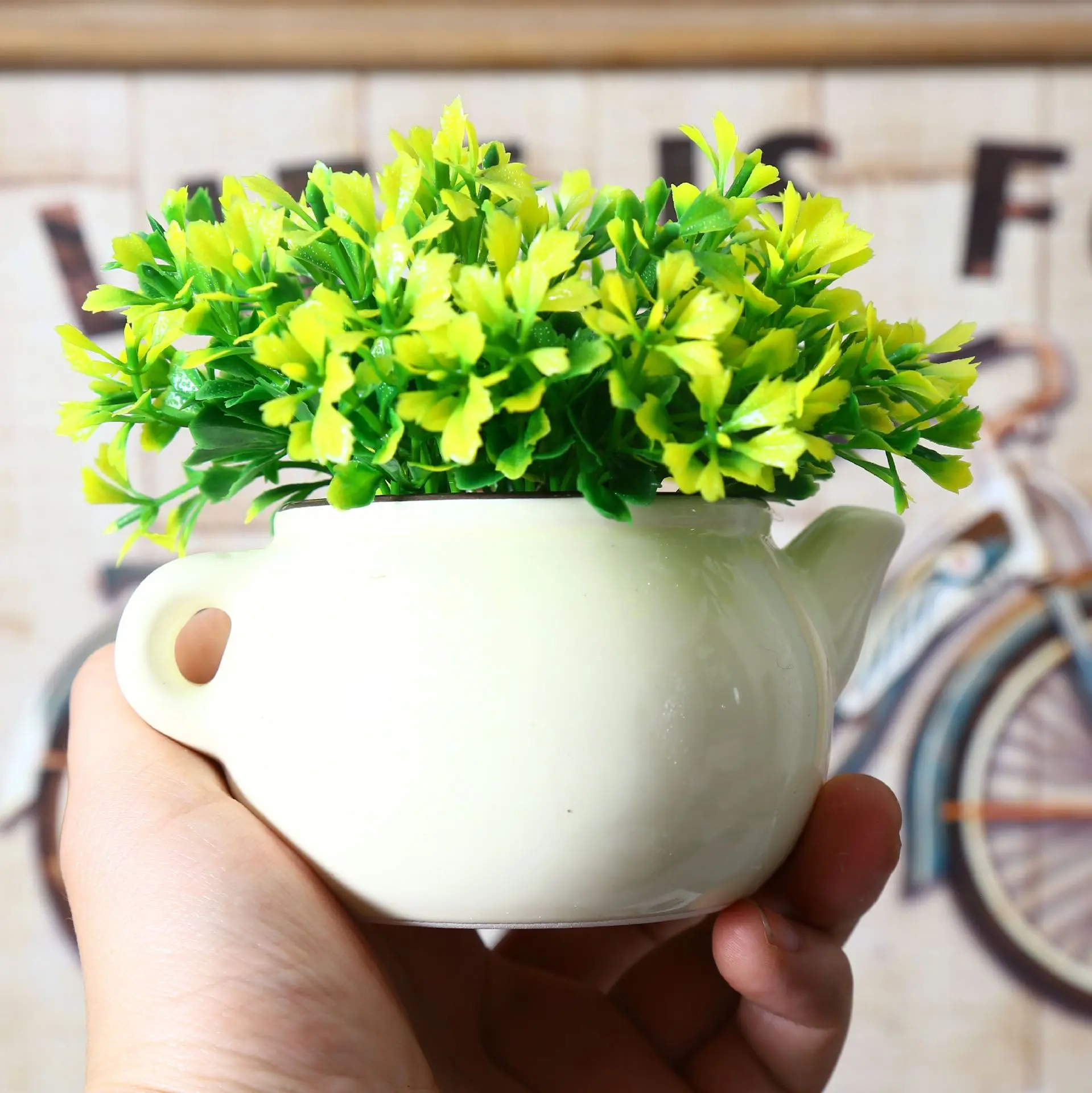 Садовое растение имитация творога домашний декор для помещения гостиной