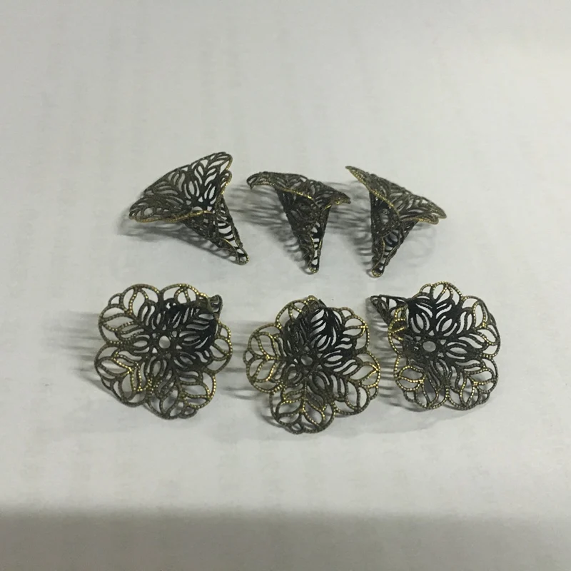 FUNIQUE Bead Caps ювелирное изделие 20 шт. бронзовые цветные бусины для изготовления