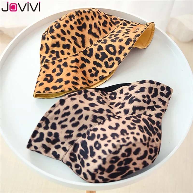 Jovivi 1 шт. Leopard Patterm Ведро Шляпа Boonie Рыбалка Кепка для улицы Мужские Женские Защита