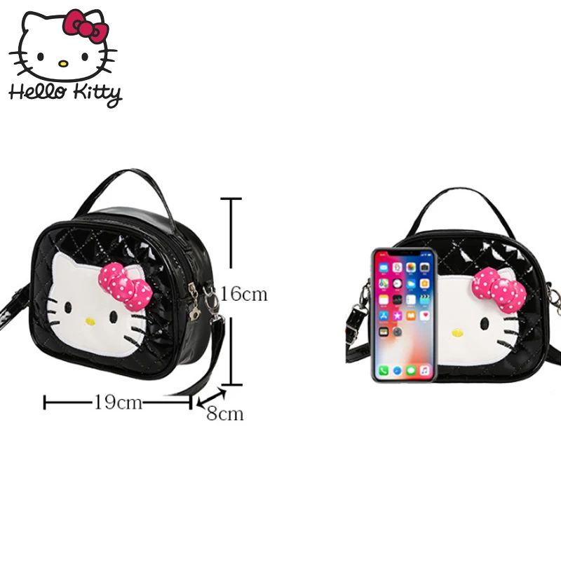 Hello kitty/Детская Повседневная модная сумка на одно плечо с бантом из мультфильма