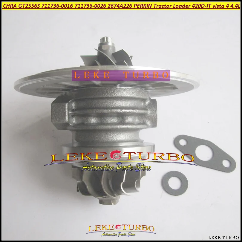 Турбокартридж CHRA GT2556S 711736-5026S 711736 2674A227 для трактора Perkins Massey Ferguson 5455 4.4L