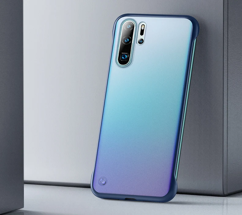 Для huawei P30 Pro Чехол безрамный Матовый Прозрачный чехол для P30 чехол силиконовый защитный бампер для huawei P20 Pro Lite чехол s