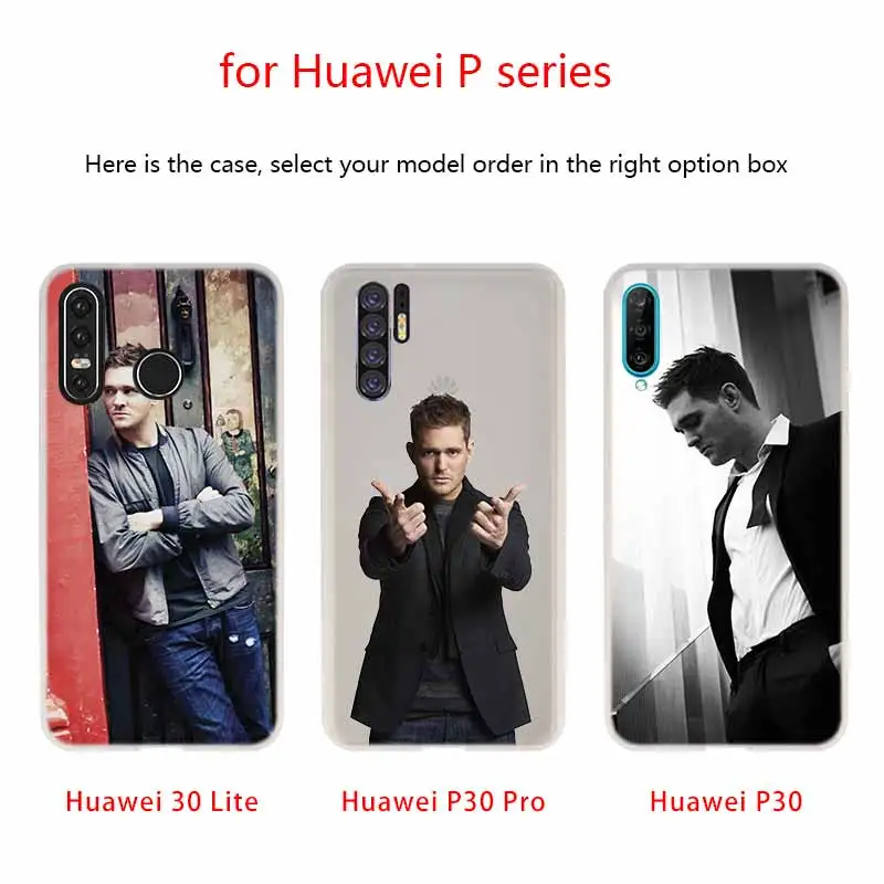 Чехол для телефона Michael Buble Huawei P40 P9 P10 P20 P30 Lite Pro P Smart 2019 мягкий чехол | Мобильные