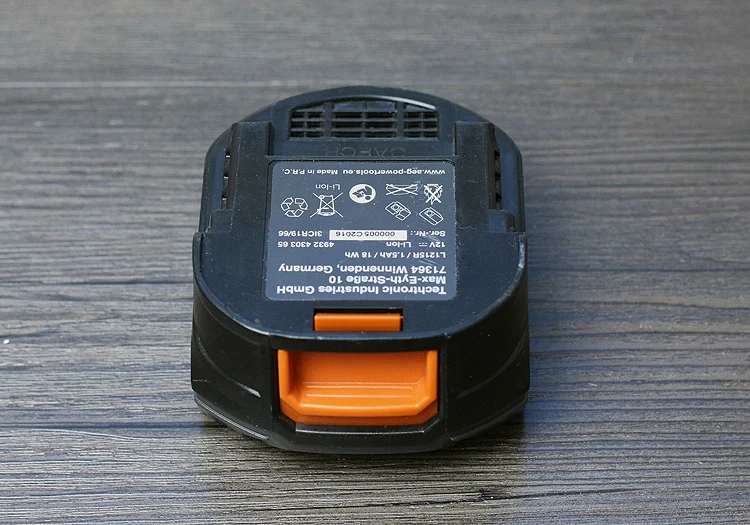 AEG RIDGID Ricci оригинальный электроинструмент 12 в перезаряжаемая литиевая батарея 1 5/2