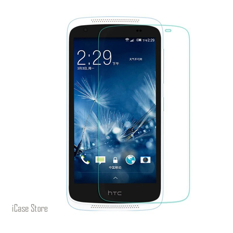 9 H Закаленное стекло Защитная пленка для htc Desir 700 Verre Desre Temper Protection Trempe|tempered glass screen