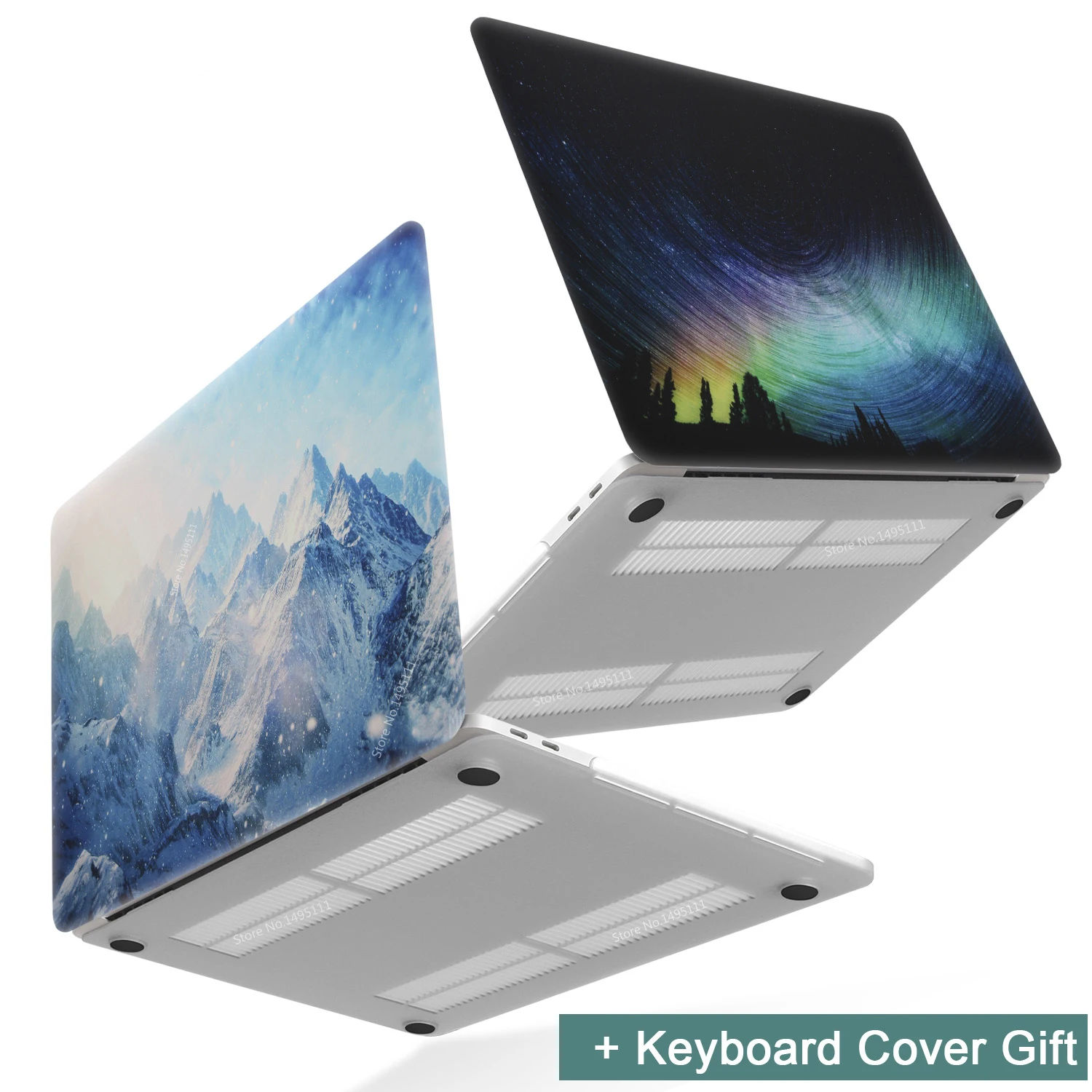 Чехол для ноутбука MacBook Air Pro Retina 11 12 13 15 дюймов с сенсорной панелью и клавиатурой