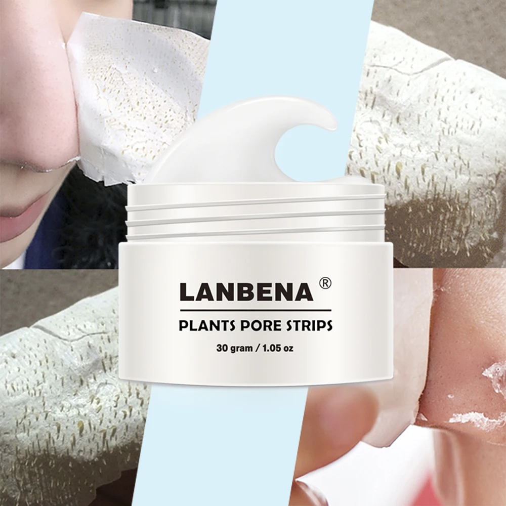 2021 Новинка LANBENA 60 шт. средство для удаления угрей нос черная пилинг маска лечение