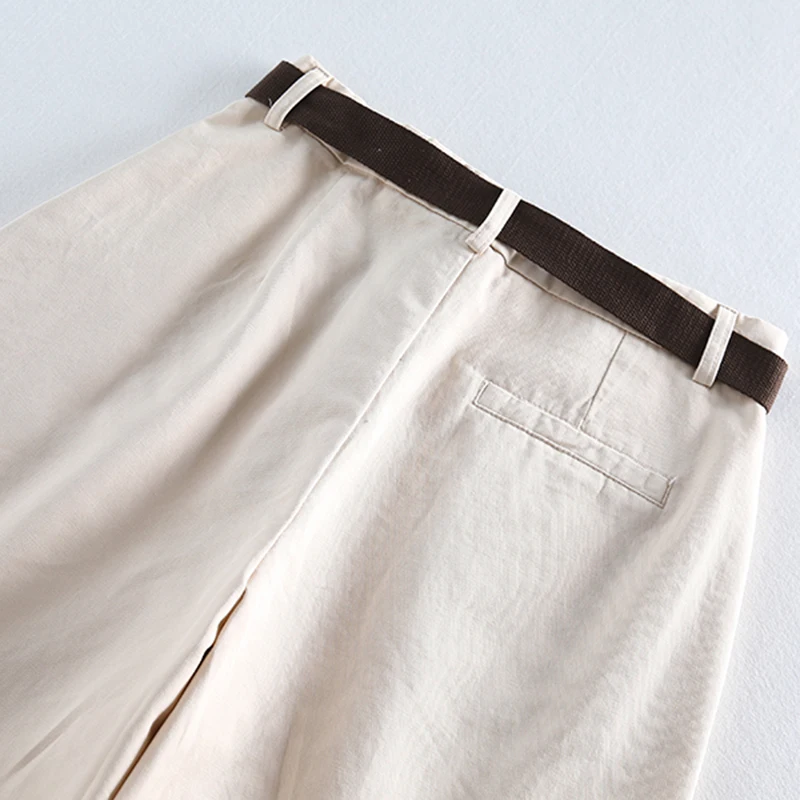 Женские шорты с высокой талией и поясом уличная одежда повседневные хлопковые