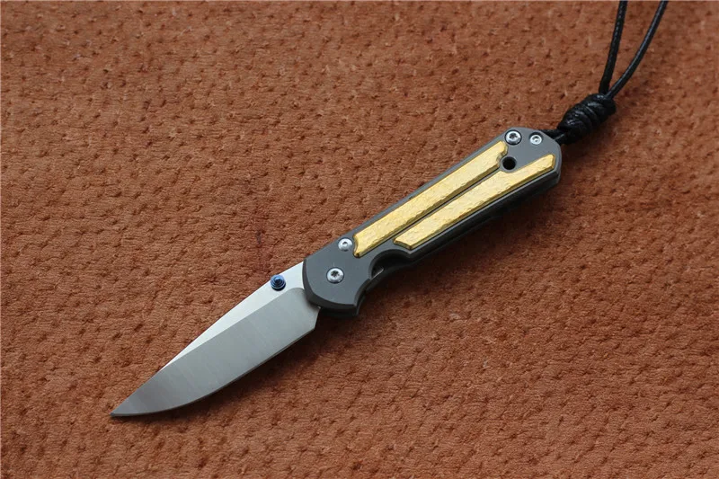A Кевин Джон маленький sebenza 21 складной нож M390 лезвие TC4 титановая ручка Открытый Отдых Охота карманные Фруктовые Ножи EDC инструменты - Color: A