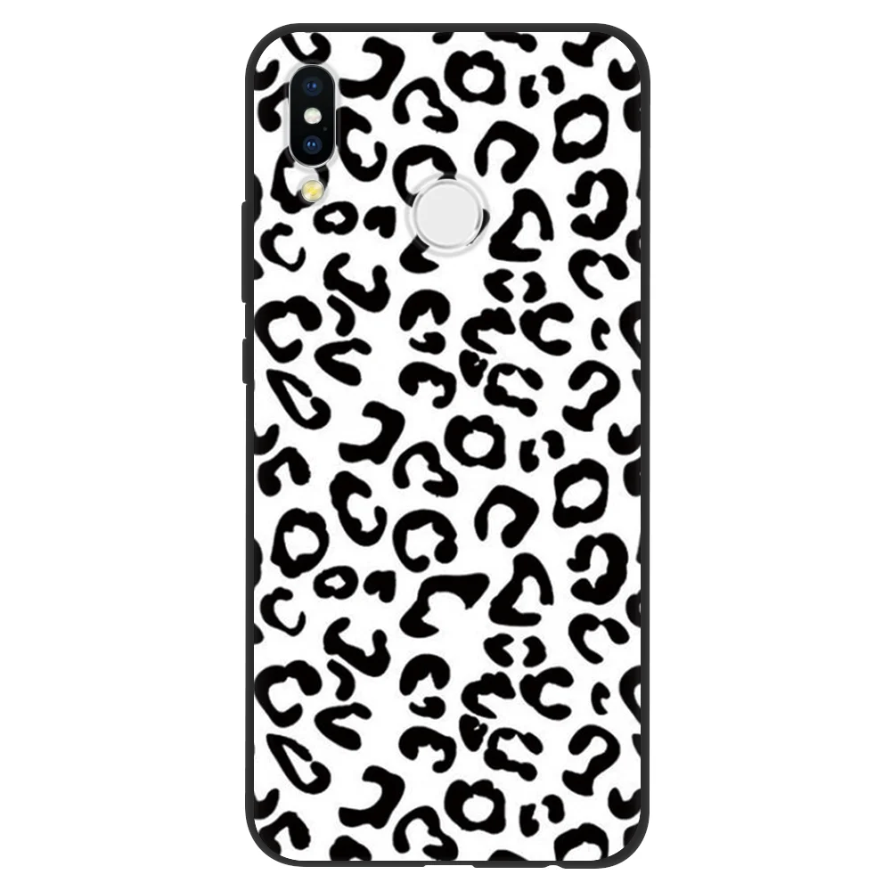 Бант из ленты TPU с изображением для huawei P8 P9 P10 P20 P30 Коврики 10 20 30 Pro Lite Крышка для huawei Honor 7A Pro 9 10 Lite 8X леопардовый чехол