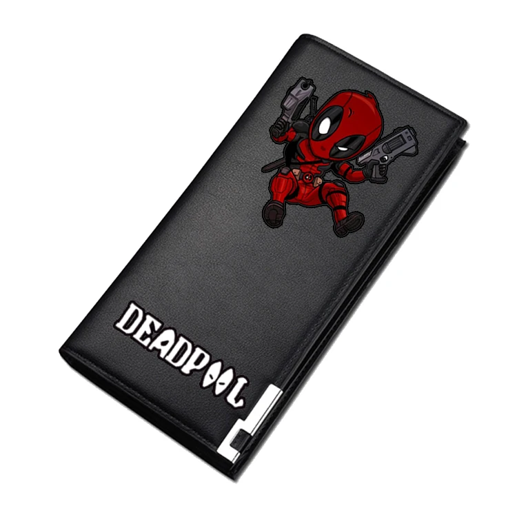Wade Winston Wilson Дэдпул дизайн унисекс длинные кошельки из искусственной кожи кошелек мультфильм ID держатель для карт карман для денег клатч - Цвет: 7