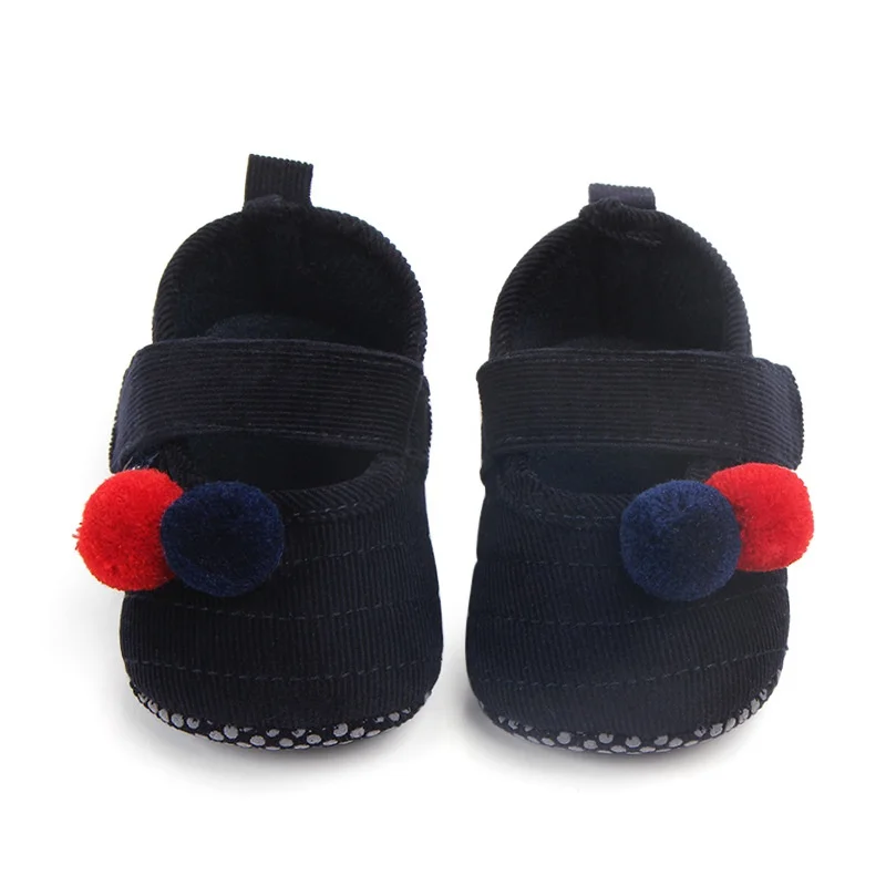 Обувь для новорожденных девочек Осень-зима обувь малышей младенцев мягкая