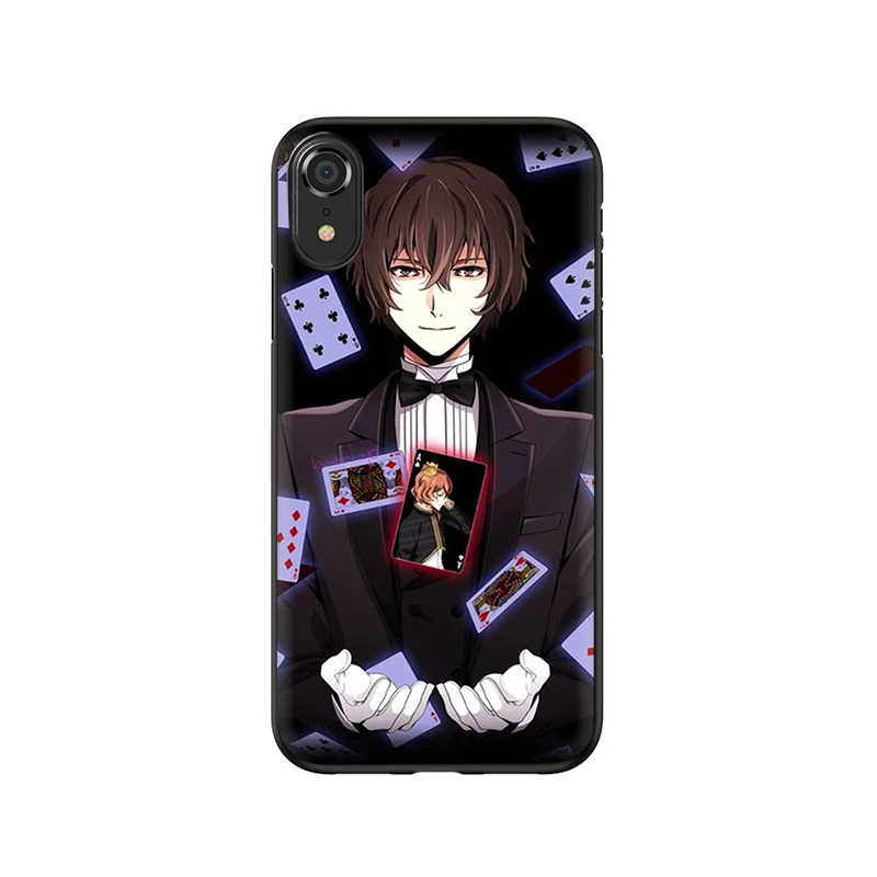B4 Япония Аниме бангоу страй собаки Dazai Osamu мягкий силиконовый телефон чехол для iPhone 5 5S SE 6 6s 7 8 Plus X XR XS 11 Pro Max - Цвет: B4