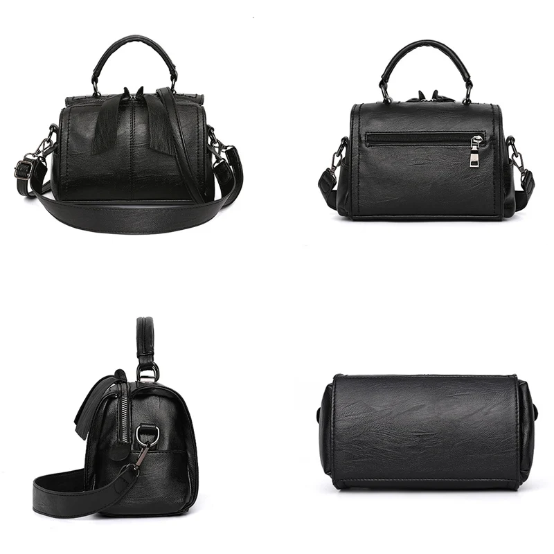 Вместительные Роскошные дамские сумочки Дизайнерские однотонные сумки на