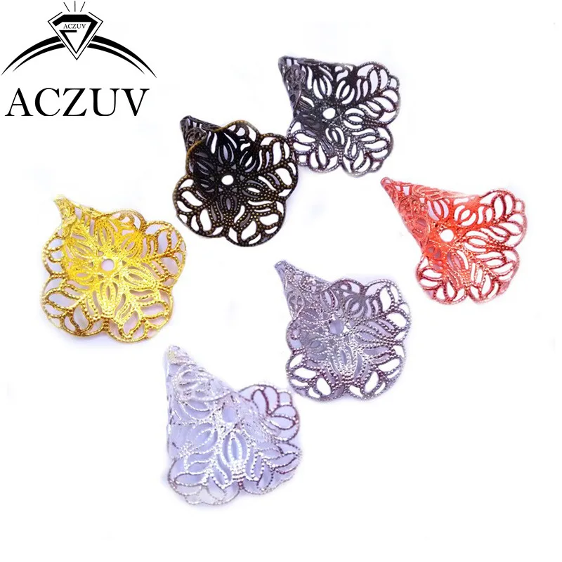 100 шт. серебро розовое золото бронза античный бронзовый родиевый покрытие 23x28 мм