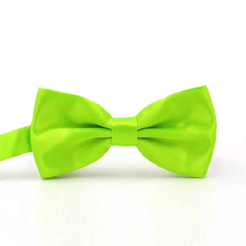 Мужской галстук бабочка из полиэстера однотонные вечерние галстуки бабочки для