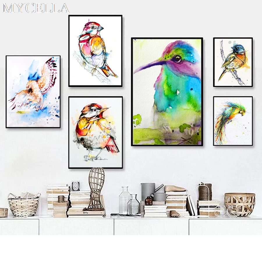 MYCELLA Набор алмазной вышивки Красивая Алмазная с изображением птицы Картина