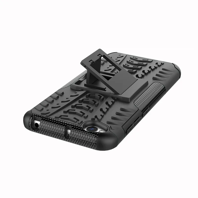 Чехол для Xiaomi Redmi Go из ТПУ и поликарбоната с двойной армированной подставкой