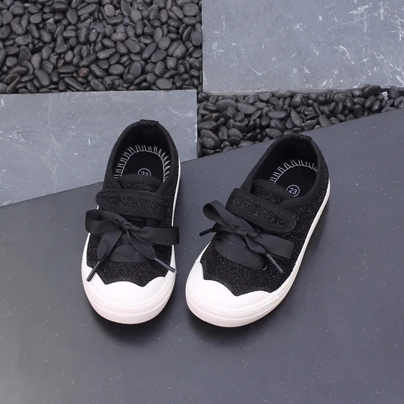 Children Shoes Sport Breathable Girls Sneakers Soft Kids For Casual Child Canvas Fashion Bling Priness | Детская одежда и обувь