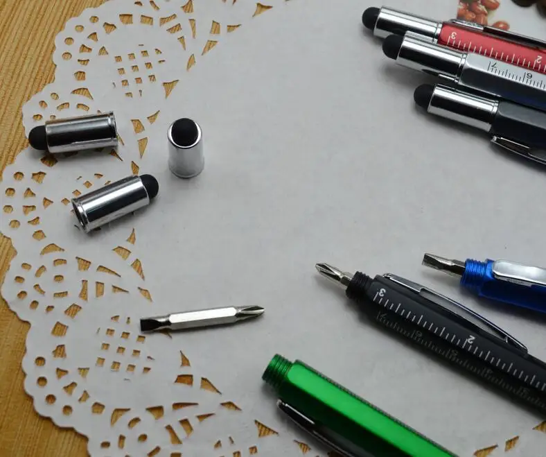 1 шт 7 цветов современный дизайн шариковых ручек многофункциональный