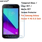 Закаленное стеклопрозрачная ПЭТматовая ПЭТ-защитная пленка для экрана для samsung Galaxy Xcover 4 G390F 4S G398F 5,0
