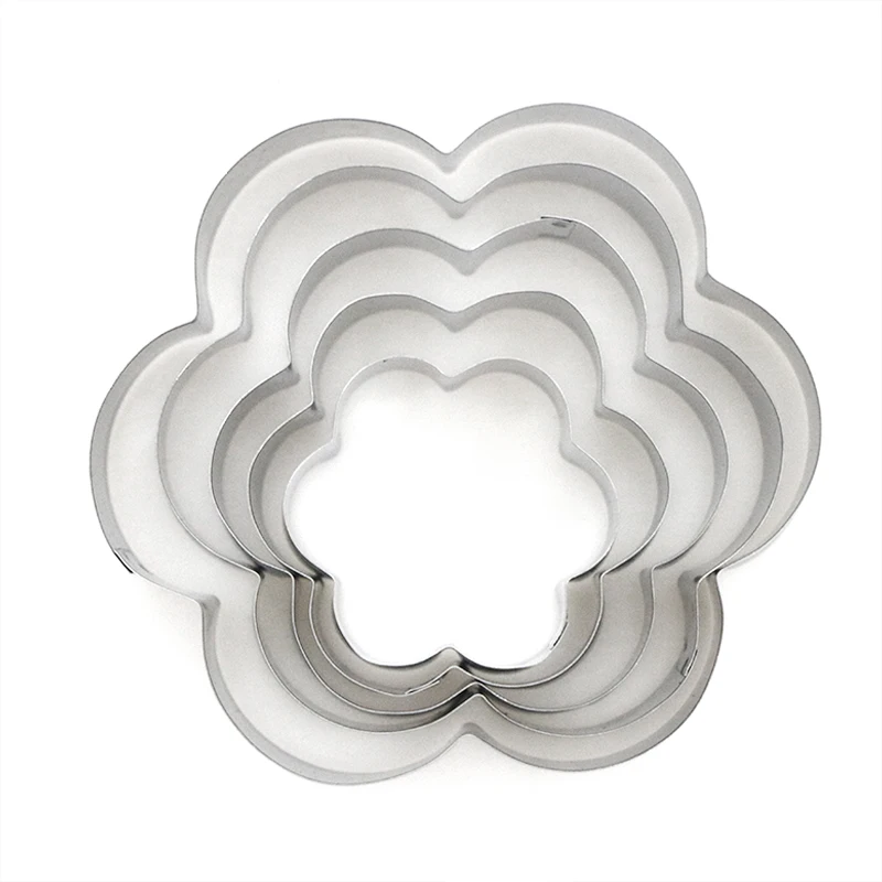 StarLinkStar. 5 шт./компл. цветочный резак для печенья из нержавеющей стали Форма