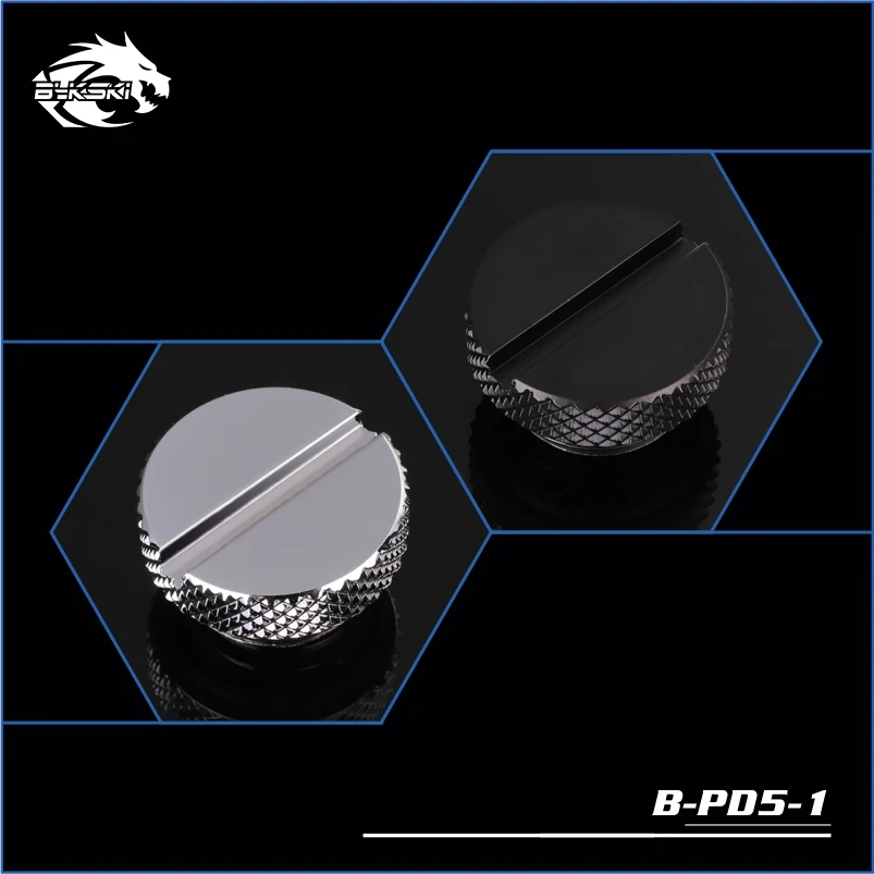 Bykski B-PD5-1 G1/4 ''водяного охлаждения пустой разъем форсунок заглушка воды Замок остановка