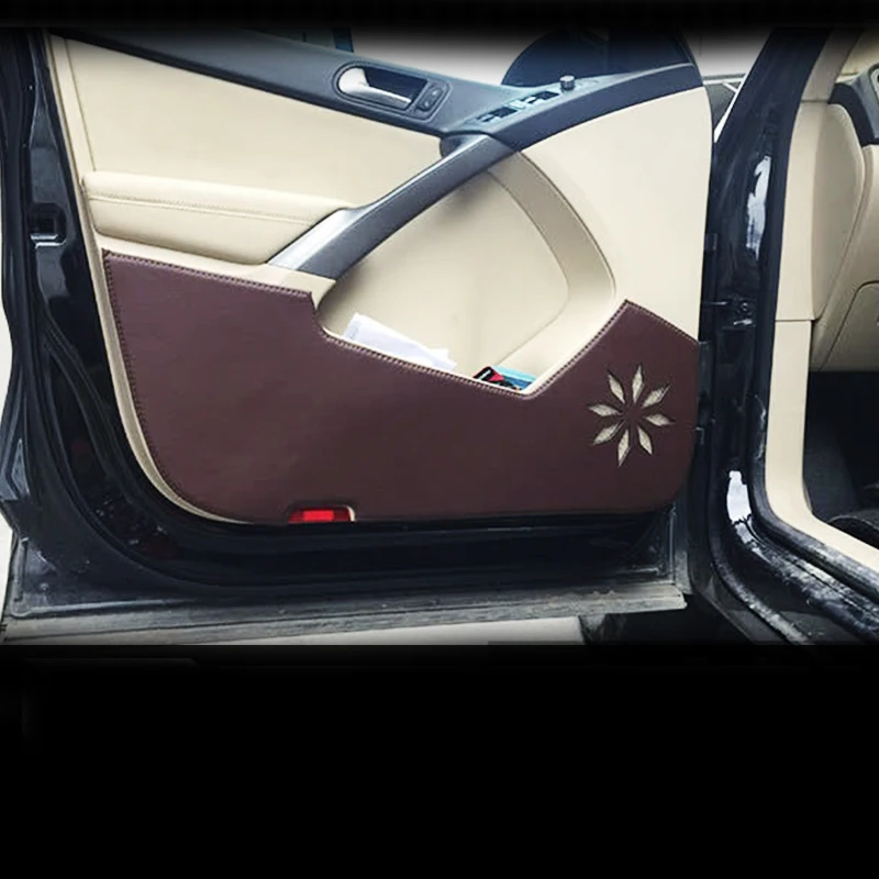 

4pcs for Nissan qashqai 2016-2018 car door Anti kick pad Decoration protect