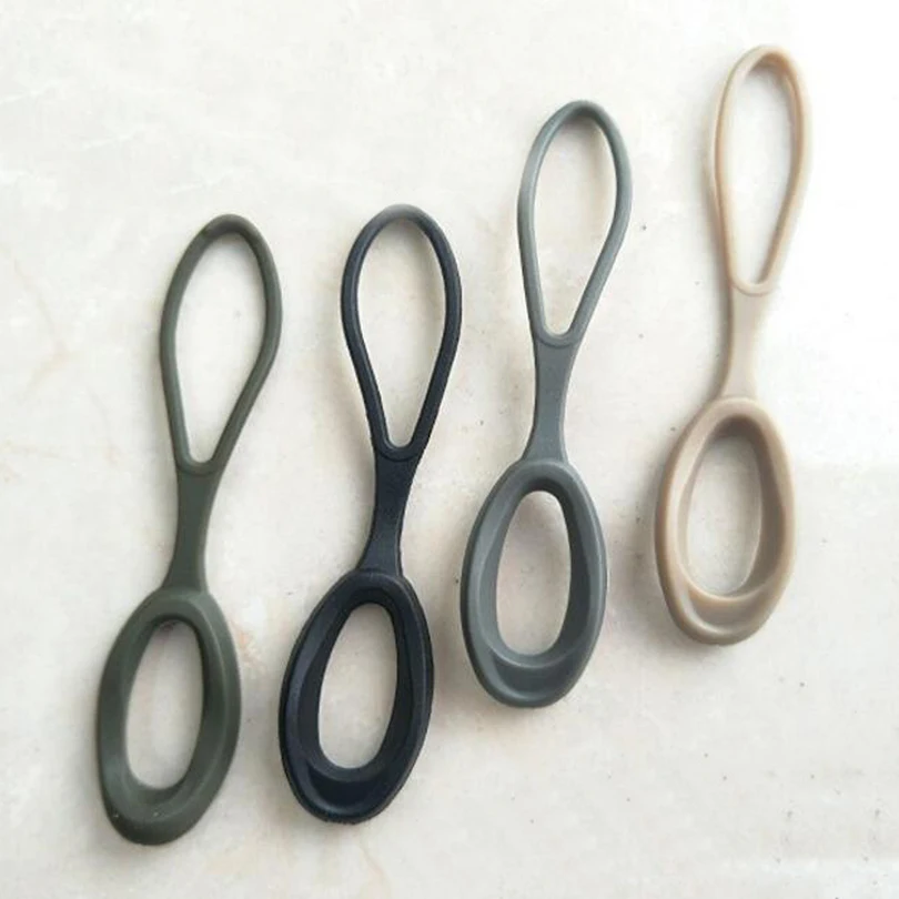 

10PCS EDC High Strength Elasticity TPU Zipper Rope for Clothing Bags Outdoor Camping Tool FW157