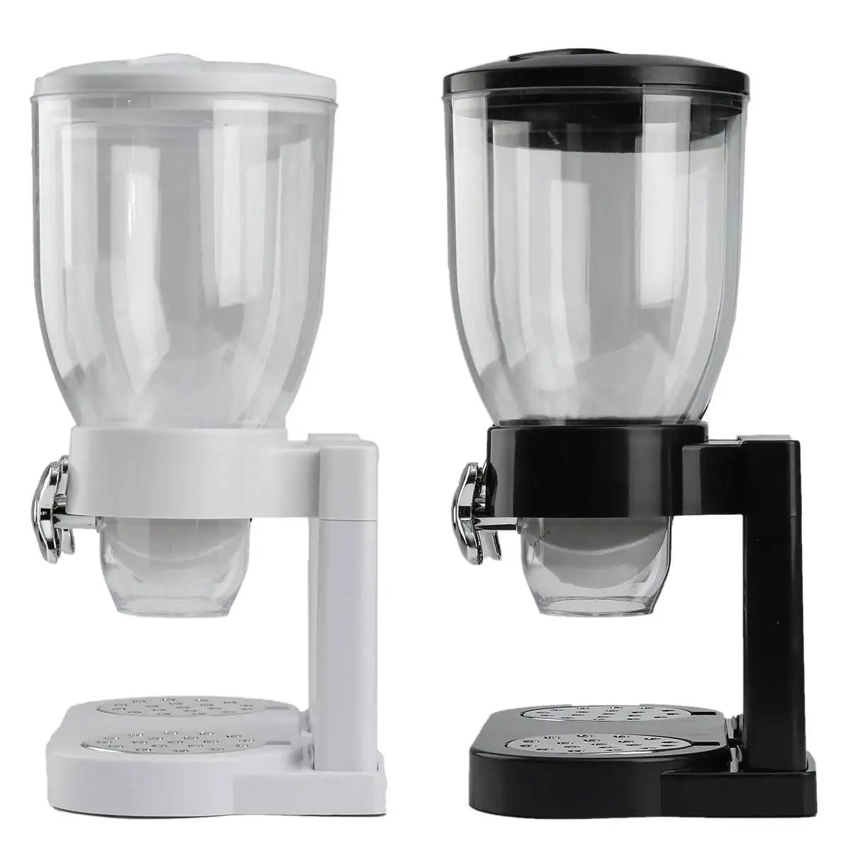 5-литровый двойной стакан для сухих продуктов (зерновых, орехов) с дозатором для домашней кухонной машины. Хранение воздухонепроницаемых контейнеров.