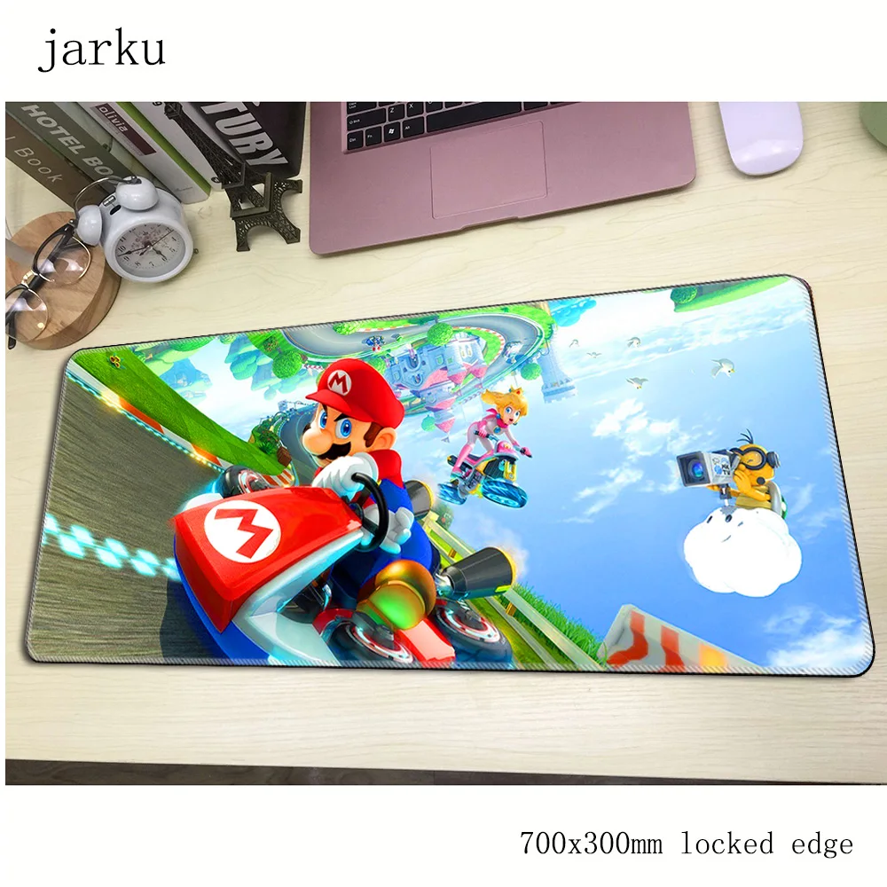 Игровой коврик для мыши с Марио большой геймерский 700x300x3 мм лучшие аксессуары